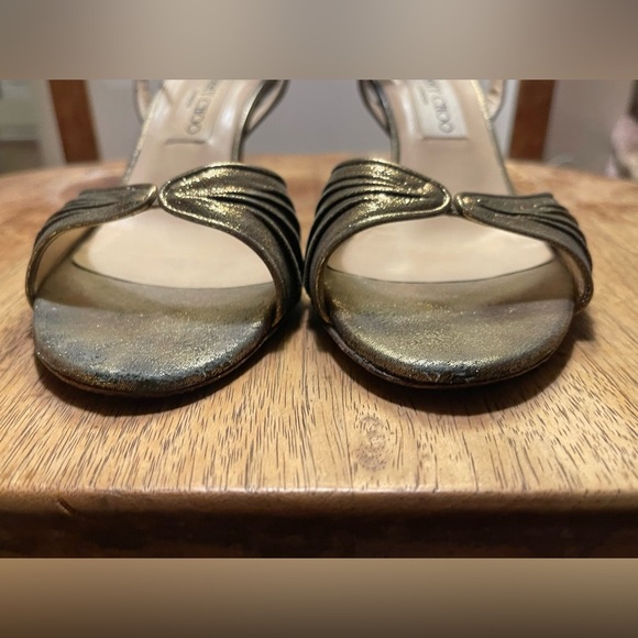 Gold Jimmy Choo Heels - Picture 6 of 8